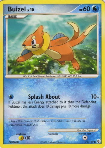 Buizel #009, Japanese DP-P Promos