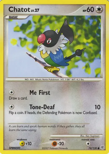 Chatot #016, Japanese DP-P Promos Meiji Chocolate