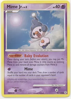 Mime Jr. #021, World Hobby Fair 2007 DP Card Exchange