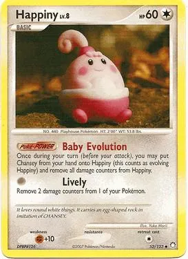 Happiny #043, Japanese DP-P Promos Meiji Chocolate