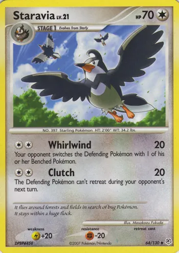 Staravia #022, Japanese DP-P Promos World Hobby Fair 2007 DP Card Exchange