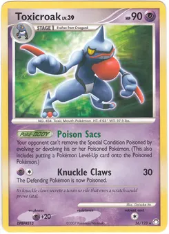 Toxicroak #050, DP Card Exchange