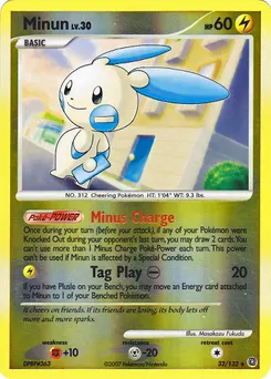 Minun #056, Battle Road Summer-DP Tag