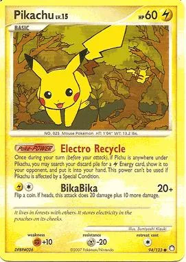Pikachu #048, Japanese DP-P Promos DP Card Exchange