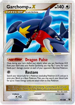 Garchomp LV.X #058, Secret of the Lakes/Shining Darkness Official Book