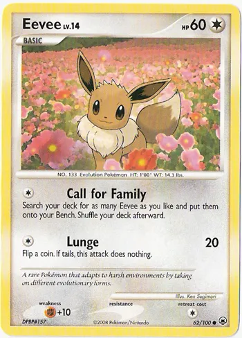 Eevee #063, Japanese DP-P Promos DP Card Exchange