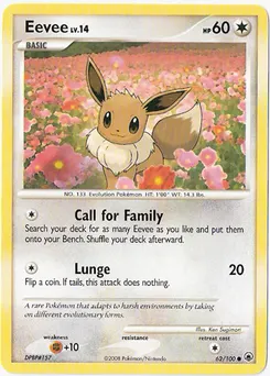 Eevee #063, DP Card Exchange