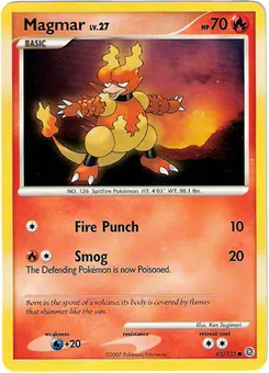 Magmar #064, DP Card Exchange