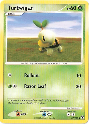 Turtwig #072, Japanese DP-P Promos Beginner's Classroom DP