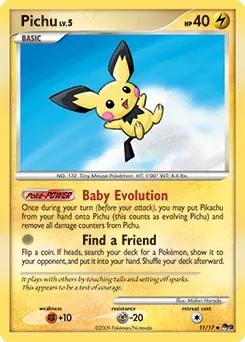 Pichu #112, DP Card Exchange