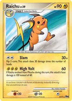 Raichu #114, DP Card Exchange