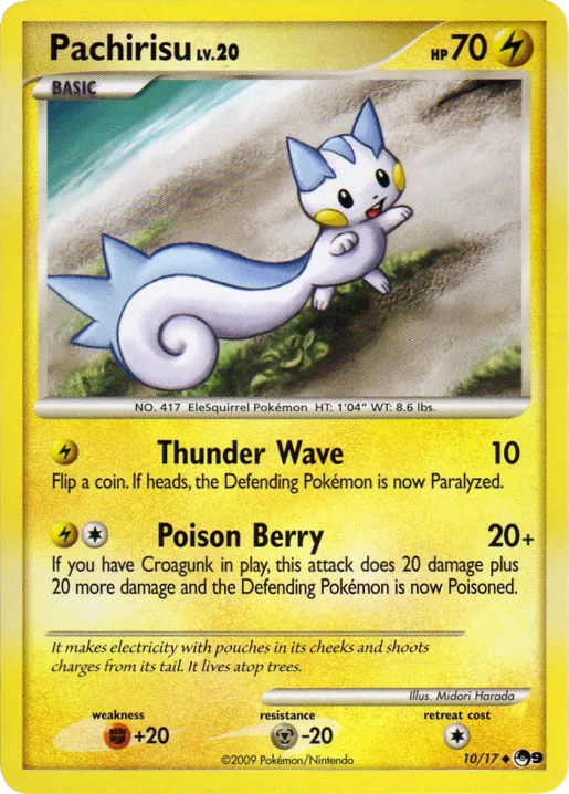 Pachirisu #121, Japanese DP-P Promos
