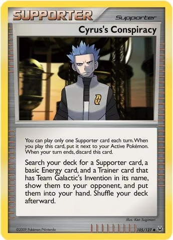 Cyrus's Conspiracy #007, Japanese DPt-P Promos Galactic's Conquest Gym Challenge