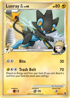 Luxray GL #014, Gym Challenge Prize