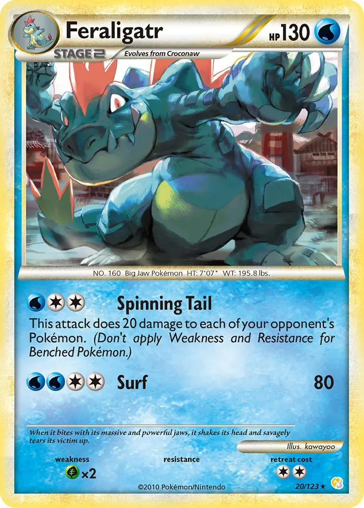 Feraligatr #002, Japanese L-P Promos Gym Challenge