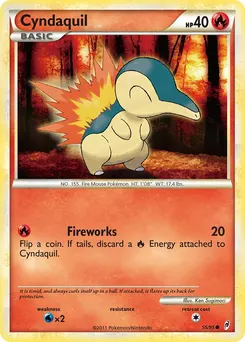 Cyndaquil #006, HG & SS Release Campaign
