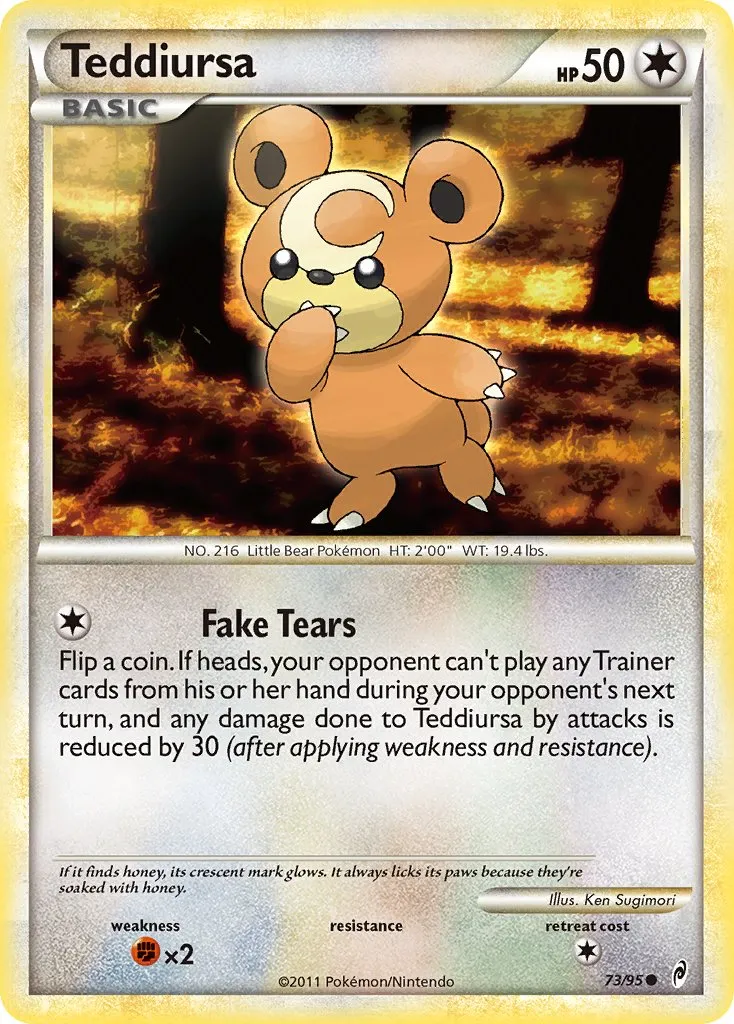 Teddiursa #010, Japanese L-P Promos HG & SS Release Campaign