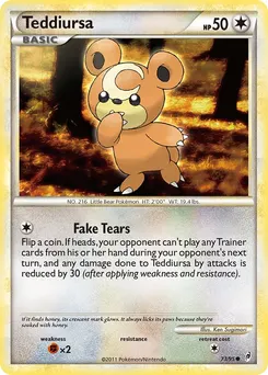 Teddiursa #010, HG & SS Release Campaign