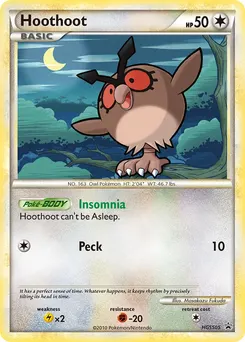 Hoothoot #025, Battle Tour Participation Prize