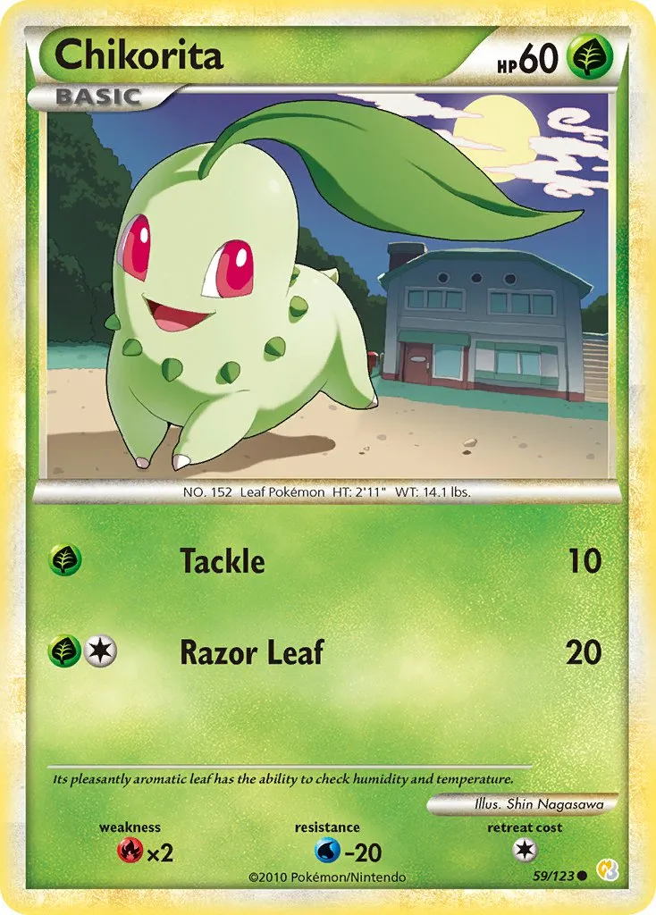 Chikorita #034, Japanese L-P Promos Pokemon Center