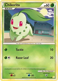 Chikorita #034, Pokemon Center