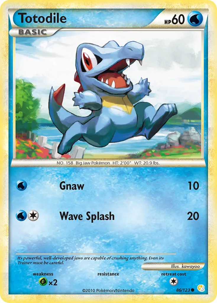 Totodile #036, Japanese L-P Promos Pokemon Center