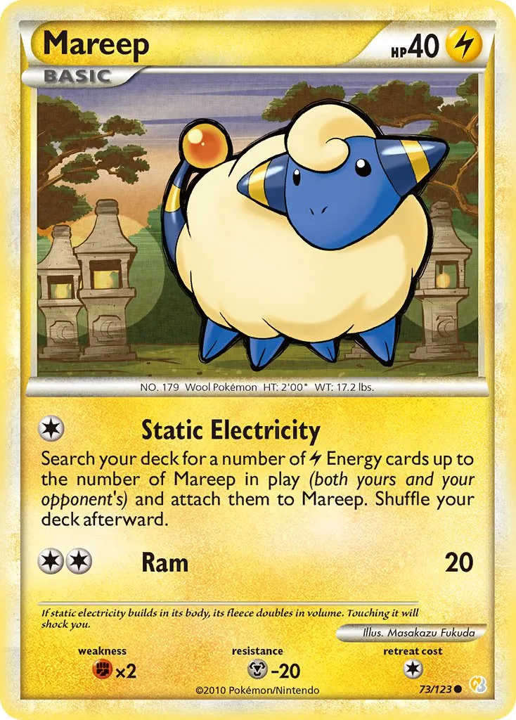 Mareep #037, Japanese L-P Promos Pokemon Center