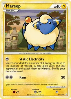 Mareep #037, Pokemon Center