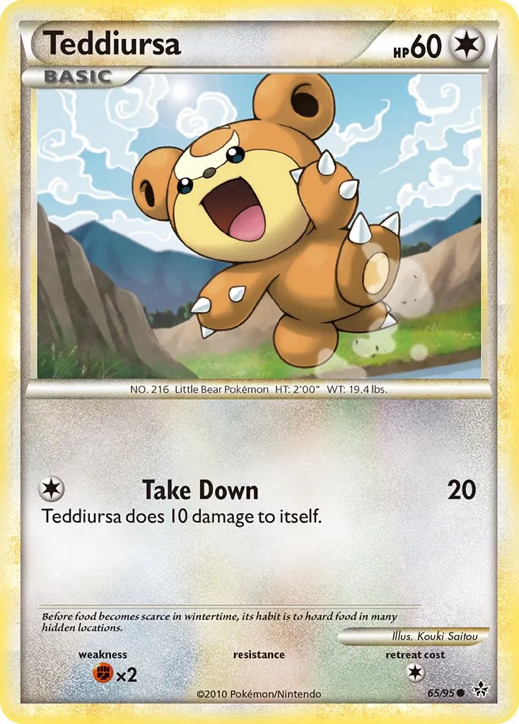 Teddiursa #039, Japanese L-P Promos Pokemon Center