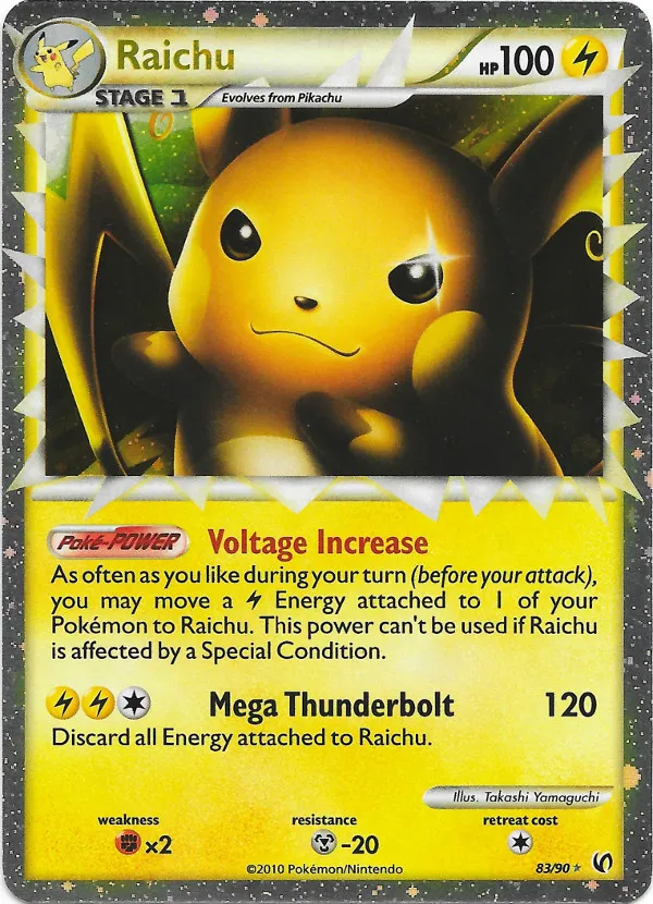 Raichu #044, Japanese L-P Promos Daisuki Club 5,200 Pts.
