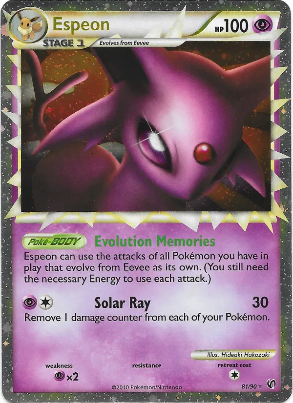 Espeon #053, Japanese L-P Promos Daisuki Club 7,200 Pts.