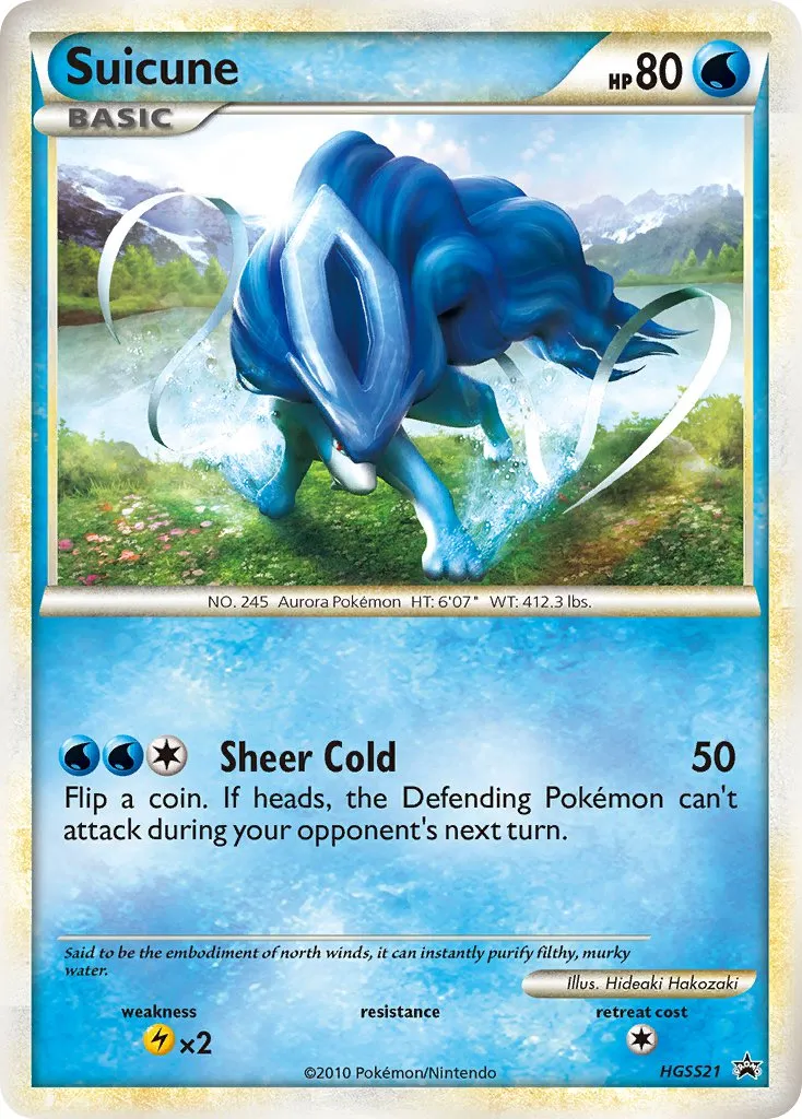 Suicune #060, Japanese L-P Promos Legend Perfect Set
