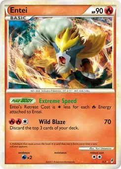Entei #062, Shiny Pokemon Present Campaign
