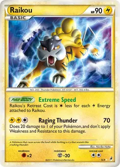 Raikou #064, Shiny Pokemon Present Campaign