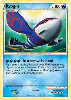 Kyogre #071, Legendary Pokemon Present Campaign