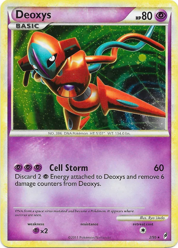 Deoxys #076, Japanese L-P Promos Legendary Pokemon Present Campaign