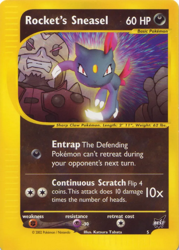 Rocket's Sneasel #003, Japanese P Promos Corocoro Comic