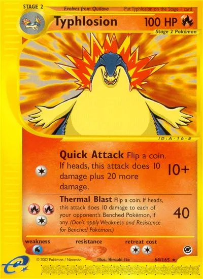 Typhlosion #017, Japanese P Promos