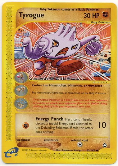 Tyrogue #023, Japanese P Promos