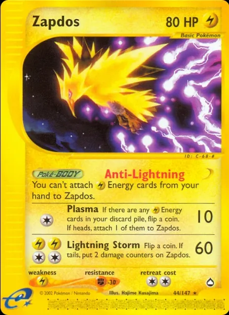 Zapdos #024, Japanese P Promos