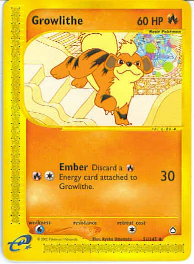 Growlithe #030, Japanese P Promos