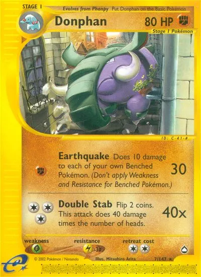Donphan #034, Japanese P Promos