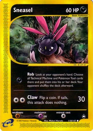 Sneasel #036, Japanese P Promos