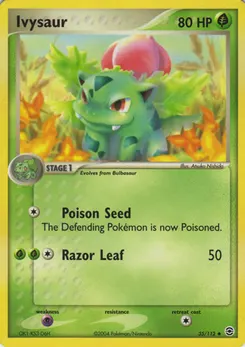 Ivysaur #004, Pokemon Game Lottery