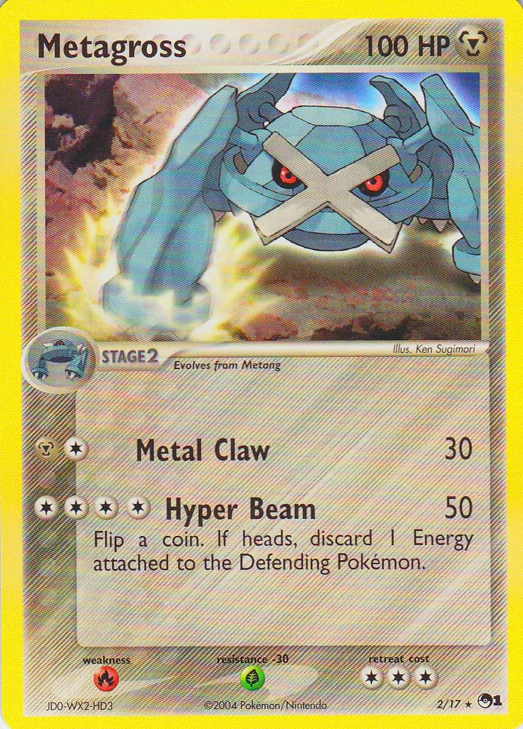 Metagross #016, Japanese PCG-P Promos Meiji Chocolate