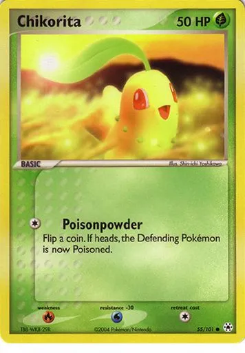 Chikorita #028, Japanese PCG-P Promos McDonald's