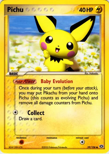 Pichu #031, Japanese PCG-P Promos McDonald's