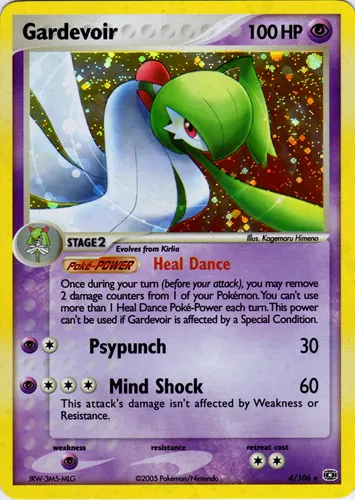 Gardevoir #070, Japanese PCG-P Promos Meiji Chocolate