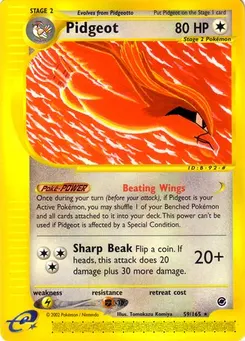 Pidgeot #073, Meiji Chocolate