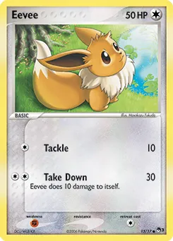 Eevee #111, Japanese PCG-P Promos Meiji Chocolate